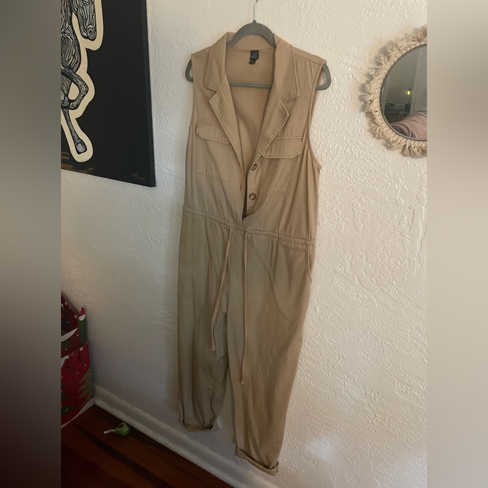 Wild Fable Khaki Jumpsuit Large